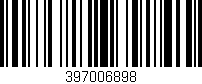 Código de barras (EAN, GTIN, SKU, ISBN): '397006898'