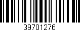 Código de barras (EAN, GTIN, SKU, ISBN): '39701276'