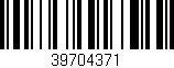 Código de barras (EAN, GTIN, SKU, ISBN): '39704371'