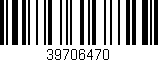 Código de barras (EAN, GTIN, SKU, ISBN): '39706470'