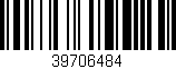 Código de barras (EAN, GTIN, SKU, ISBN): '39706484'