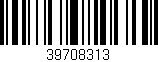 Código de barras (EAN, GTIN, SKU, ISBN): '39708313'