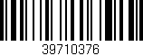 Código de barras (EAN, GTIN, SKU, ISBN): '39710376'
