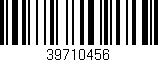 Código de barras (EAN, GTIN, SKU, ISBN): '39710456'