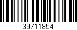 Código de barras (EAN, GTIN, SKU, ISBN): '39711854'
