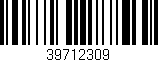 Código de barras (EAN, GTIN, SKU, ISBN): '39712309'