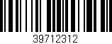 Código de barras (EAN, GTIN, SKU, ISBN): '39712312'