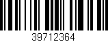 Código de barras (EAN, GTIN, SKU, ISBN): '39712364'