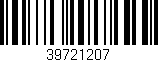 Código de barras (EAN, GTIN, SKU, ISBN): '39721207'
