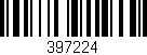 Código de barras (EAN, GTIN, SKU, ISBN): '397224'