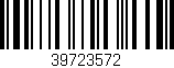 Código de barras (EAN, GTIN, SKU, ISBN): '39723572'