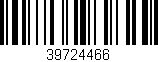 Código de barras (EAN, GTIN, SKU, ISBN): '39724466'
