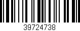 Código de barras (EAN, GTIN, SKU, ISBN): '39724738'