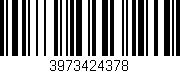 Código de barras (EAN, GTIN, SKU, ISBN): '3973424378'