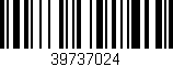 Código de barras (EAN, GTIN, SKU, ISBN): '39737024'