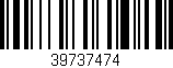 Código de barras (EAN, GTIN, SKU, ISBN): '39737474'