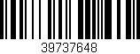 Código de barras (EAN, GTIN, SKU, ISBN): '39737648'
