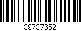 Código de barras (EAN, GTIN, SKU, ISBN): '39737652'