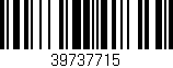 Código de barras (EAN, GTIN, SKU, ISBN): '39737715'