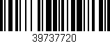 Código de barras (EAN, GTIN, SKU, ISBN): '39737720'