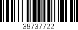 Código de barras (EAN, GTIN, SKU, ISBN): '39737722'