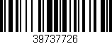 Código de barras (EAN, GTIN, SKU, ISBN): '39737726'