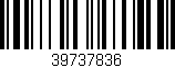 Código de barras (EAN, GTIN, SKU, ISBN): '39737836'