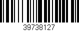 Código de barras (EAN, GTIN, SKU, ISBN): '39738127'