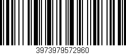 Código de barras (EAN, GTIN, SKU, ISBN): '3973979572960'