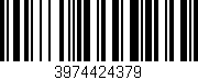 Código de barras (EAN, GTIN, SKU, ISBN): '3974424379'