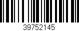 Código de barras (EAN, GTIN, SKU, ISBN): '39752145'