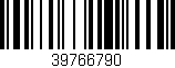 Código de barras (EAN, GTIN, SKU, ISBN): '39766790'