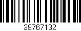Código de barras (EAN, GTIN, SKU, ISBN): '39767132'