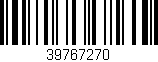 Código de barras (EAN, GTIN, SKU, ISBN): '39767270'