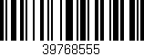 Código de barras (EAN, GTIN, SKU, ISBN): '39768555'