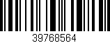 Código de barras (EAN, GTIN, SKU, ISBN): '39768564'