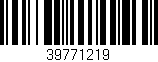Código de barras (EAN, GTIN, SKU, ISBN): '39771219'