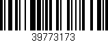 Código de barras (EAN, GTIN, SKU, ISBN): '39773173'
