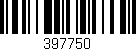 Código de barras (EAN, GTIN, SKU, ISBN): '397750'