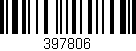 Código de barras (EAN, GTIN, SKU, ISBN): '397806'