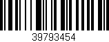 Código de barras (EAN, GTIN, SKU, ISBN): '39793454'