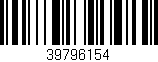 Código de barras (EAN, GTIN, SKU, ISBN): '39796154'