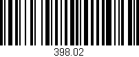Código de barras (EAN, GTIN, SKU, ISBN): '398.02'