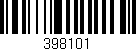 Código de barras (EAN, GTIN, SKU, ISBN): '398101'