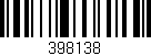 Código de barras (EAN, GTIN, SKU, ISBN): '398138'