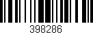 Código de barras (EAN, GTIN, SKU, ISBN): '398286'