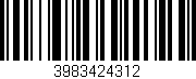 Código de barras (EAN, GTIN, SKU, ISBN): '3983424312'
