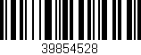 Código de barras (EAN, GTIN, SKU, ISBN): '39854528'