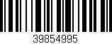 Código de barras (EAN, GTIN, SKU, ISBN): '39854995'