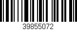 Código de barras (EAN, GTIN, SKU, ISBN): '39855072'